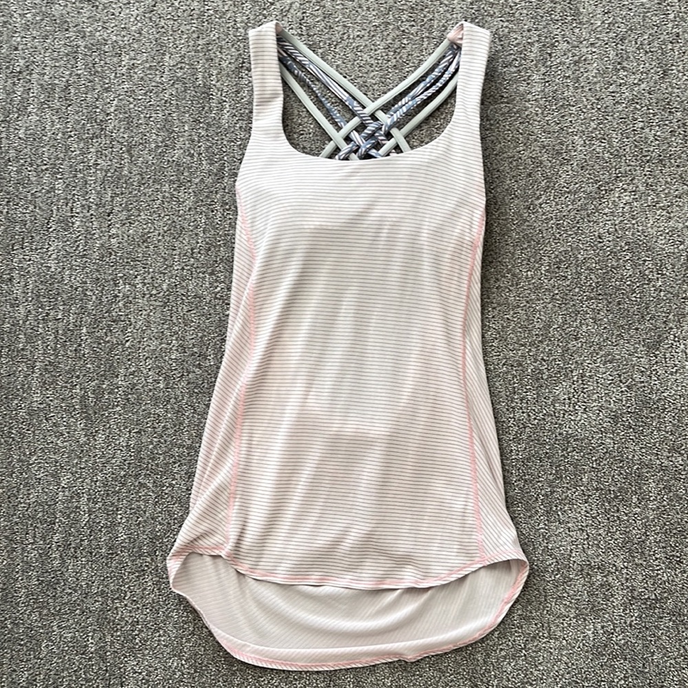 Lulu Lemon tank with Built-in-Bra